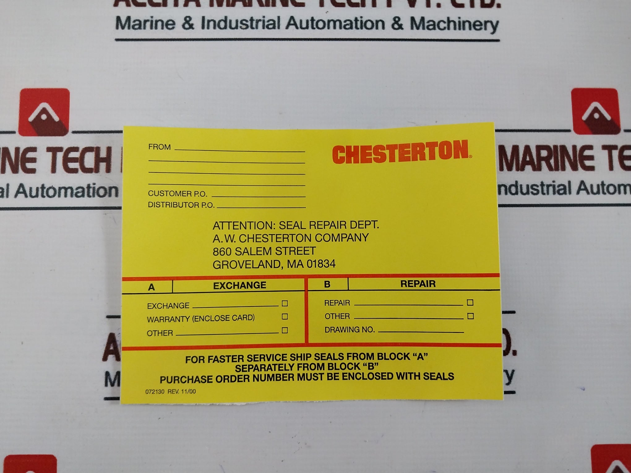 Chesterton 442-13 Gemini Split Seal Kit 678322