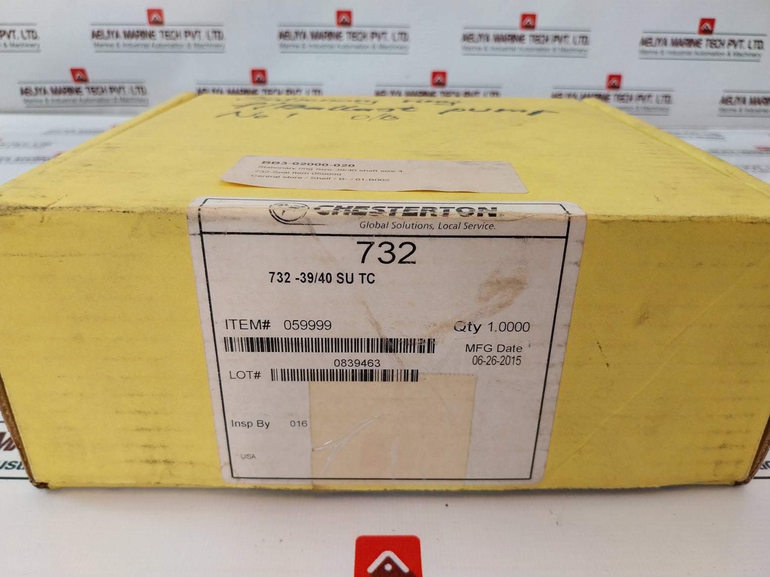 Chesterton 732-39/40 Su Tc Stationary O-ring Seal Kit Size 39/40 Shaft Size 4