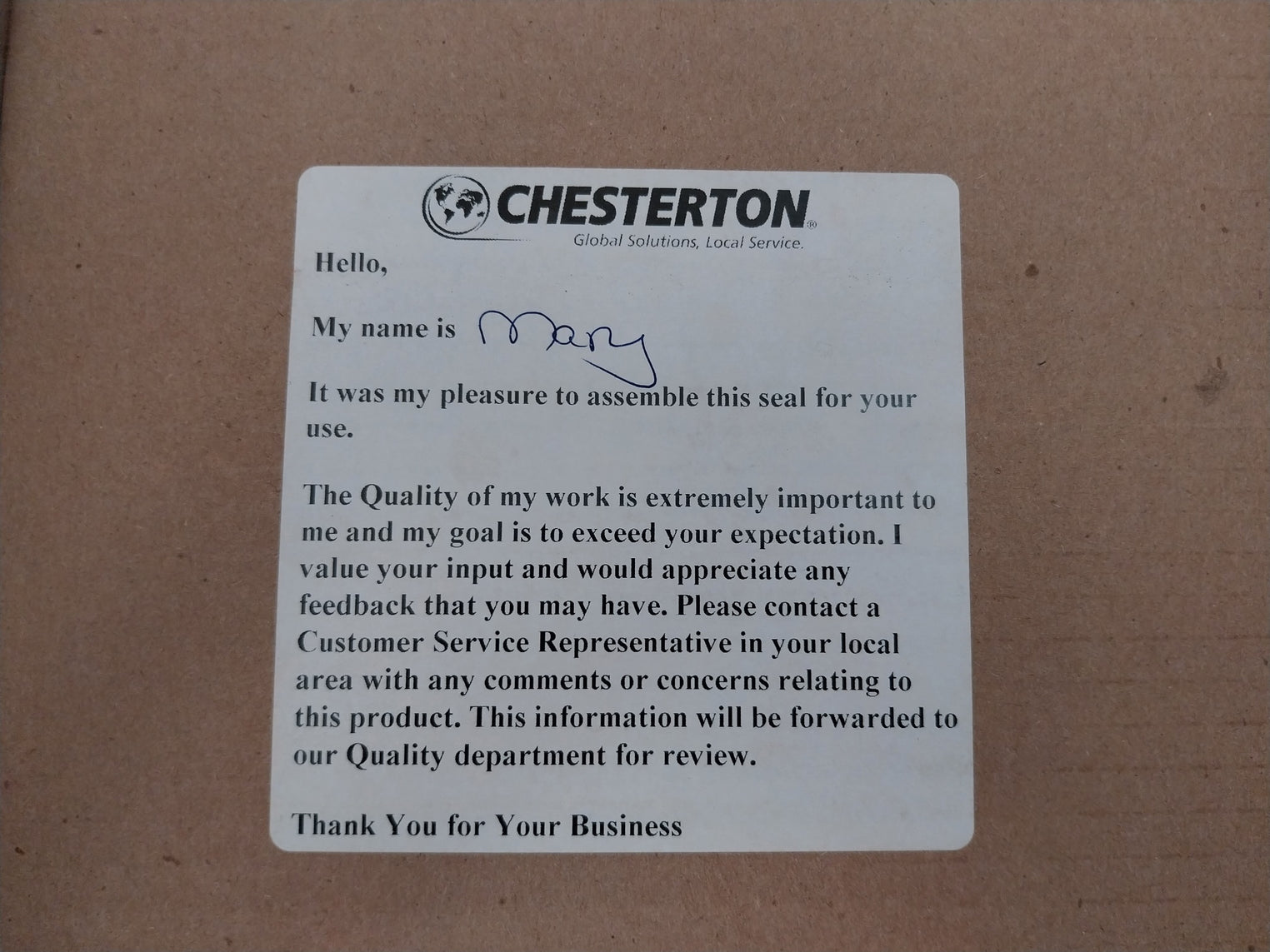 Chesterton 732-39/40 Su Tc Stationary O-ring Seal Kit Size 39/40 Shaft Size 4