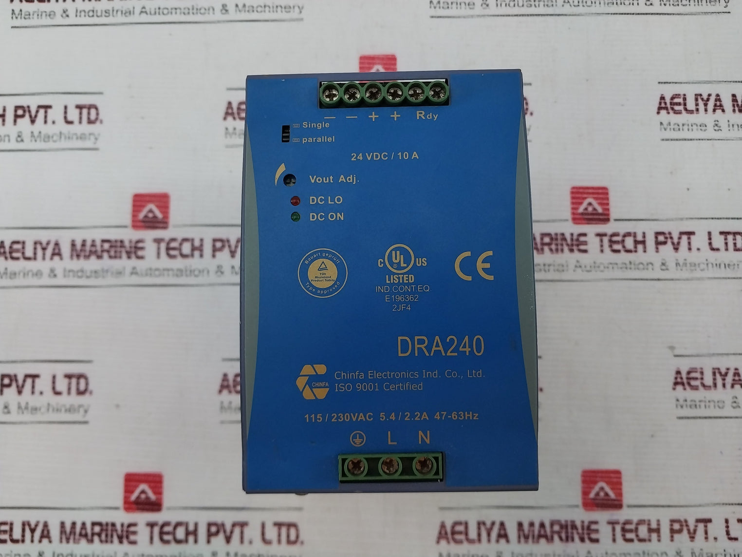 Chinfa Electronics Dra240-24A Switch Mode Din Rail Power Supply