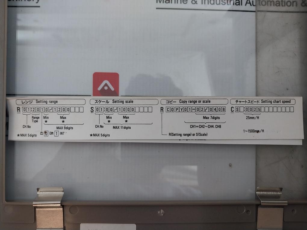 Chino Ah Hybrid Memory Recorder Ah97Za020 25Mm/H Rev.C Ah520-nnn