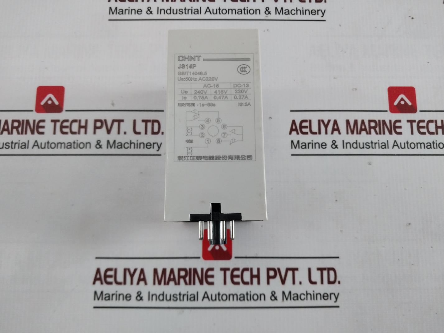 Chint Electric Js14P Electrical Time Relay Ac220V 50Hz 5A 1-99 Sec