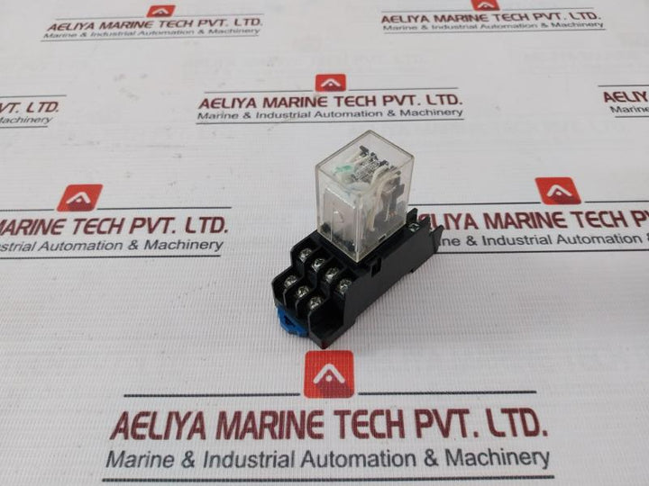 Chint Jzx-22F(D)/4Z Miniature Power Relay With Base 24Vdc Czy14A