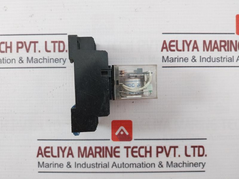 Chint Jzx-22F(D)/4Z Miniature Power Relay With Base 24Vdc Czy14A