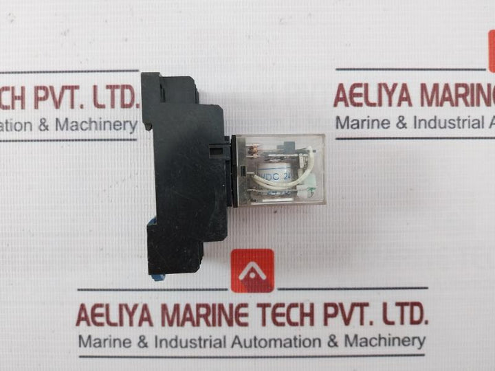 Chint Jzx-22F(D)/4Z Miniature Power Relay With Base 24Vdc Czy14A