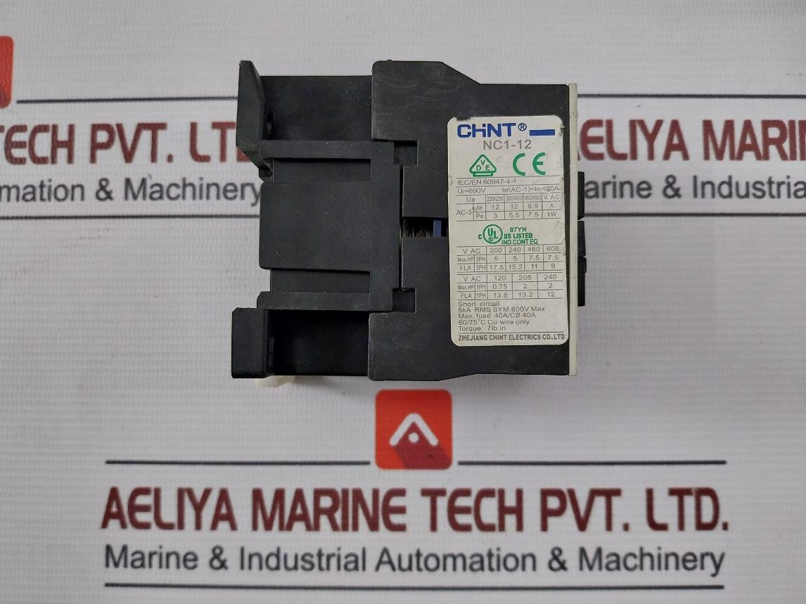 Chint Nc1-1201 Contactor 690V Max 230V 50Hz