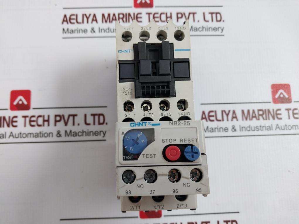 Chint Nc1-1210 Motor Contactor With Nr2-25 Thermal Overload Relay 230V 50Hz