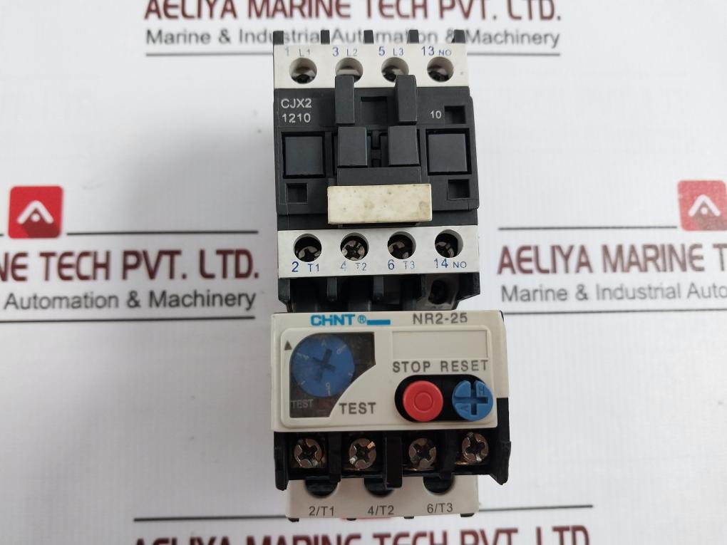 Contactor With Overload Chint Nr2-25 Ac Contactor With Thermal Overload Relay 220-230V 50-60Hz ...