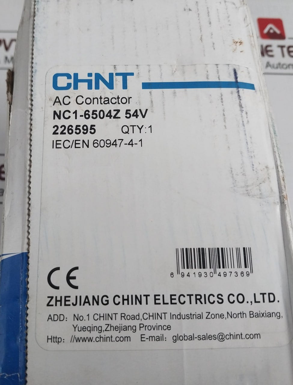 Chint Nc1-6504Z Ac Contactor 690V/80A