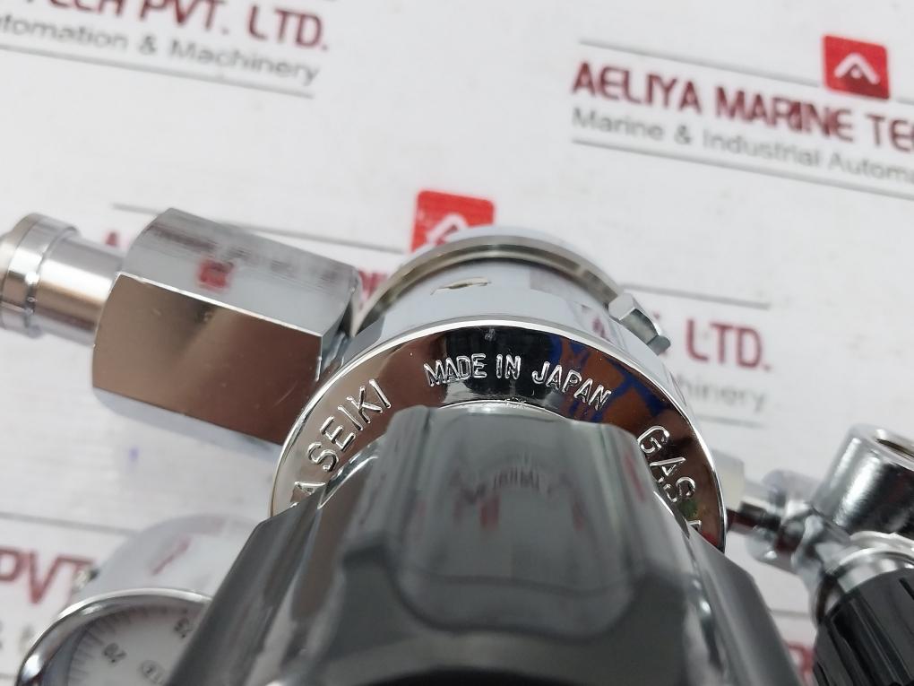 Chiyoda Seiki Bhn-3 High Select Gas Regulator Pressure Gauge 390387 0H7-000-015