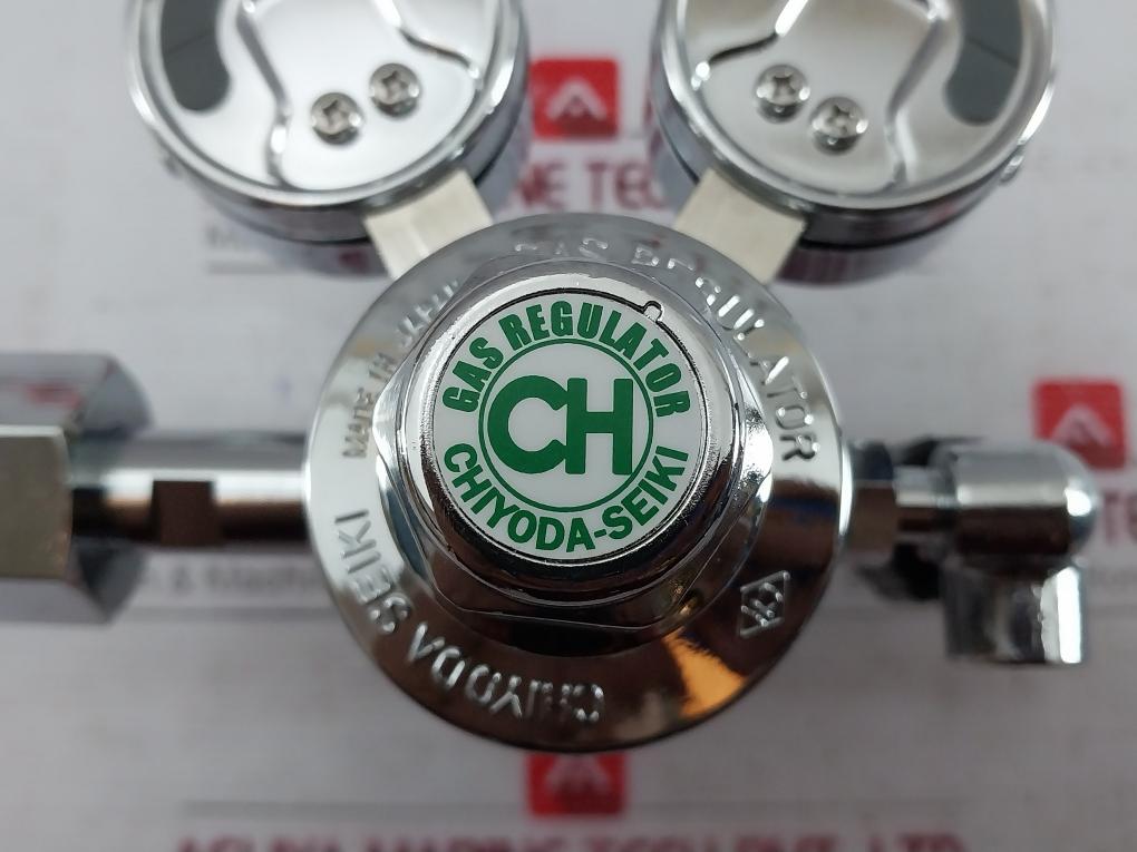 Chiyoda Seiki Bhn-3 High Select Gas Regulator Pressure Gauge 390387 0H7-000-015