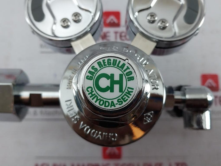Chiyoda Seiki Bhn-3 High Select Gas Regulator Pressure Gauge 390387 0H7-000-015