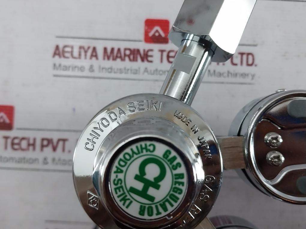 Chiyoda Seiki Bhn-3 High Select Gas Regulator Pressure Gauge 390387 0H7-000-015