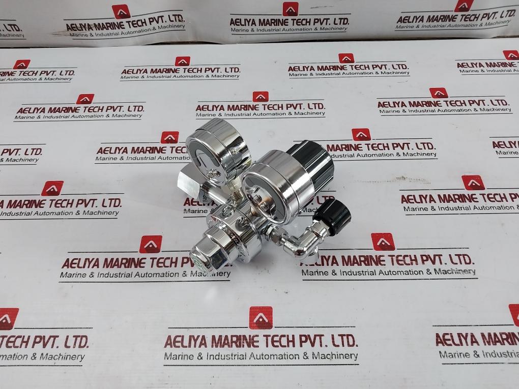 Chiyoda Seiki Bhn-3 High Select Gas Regulator Pressure Gauge 390387 0H7-000-015