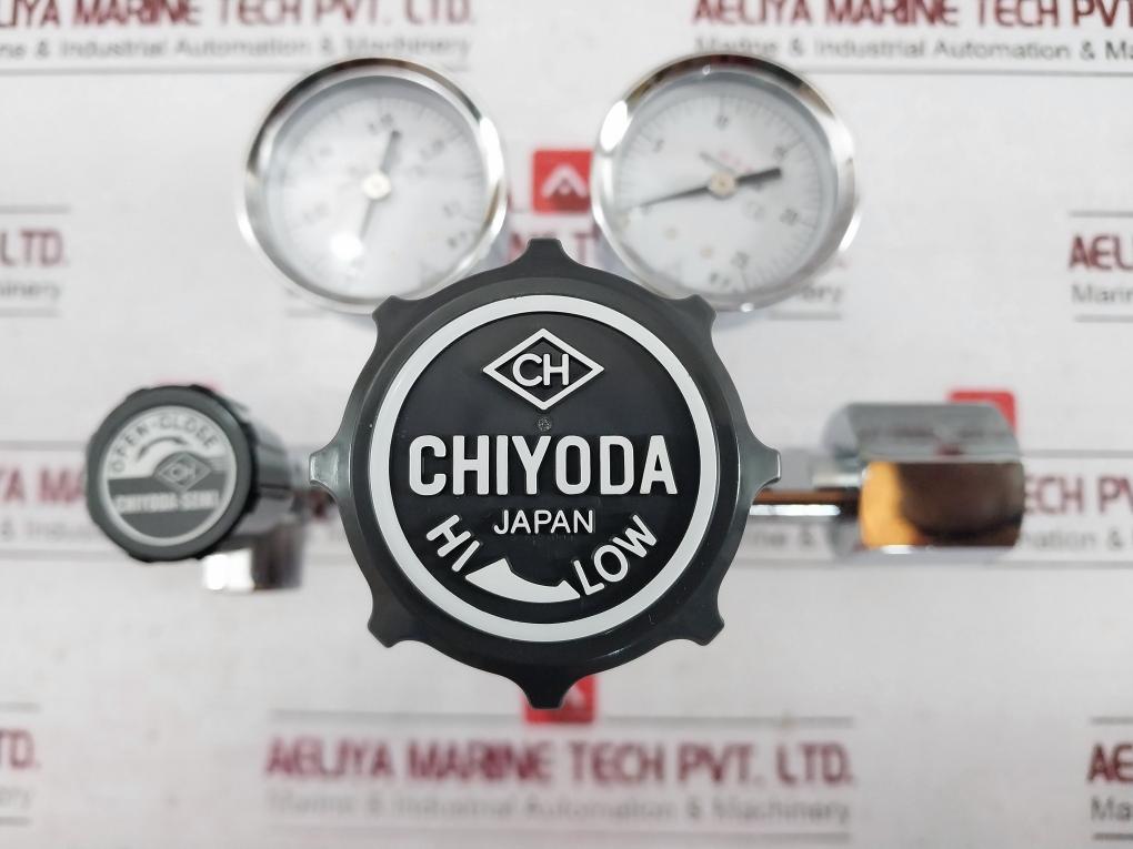 Chiyoda Seiki Bhn-3 High Select Gas Regulator Pressure Gauge 390387 0H7-000-015