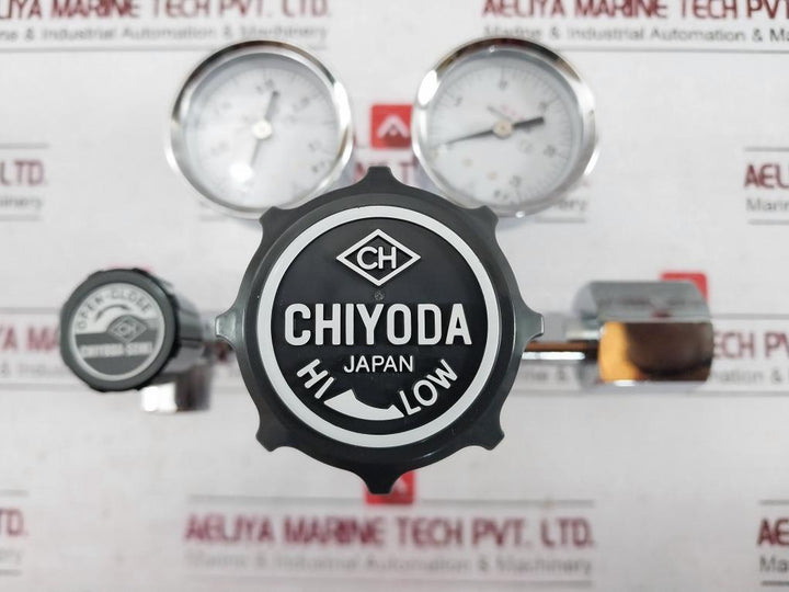 Chiyoda Seiki Bhn-3 High Select Gas Regulator Pressure Gauge 390387 0H7-000-015