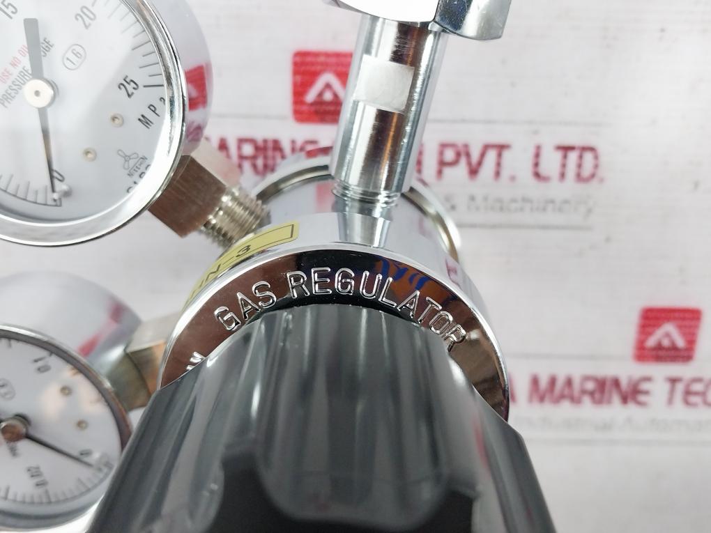 Chiyoda Seiki Bhn-3 High Select Gas Regulator Pressure Gauge A4U