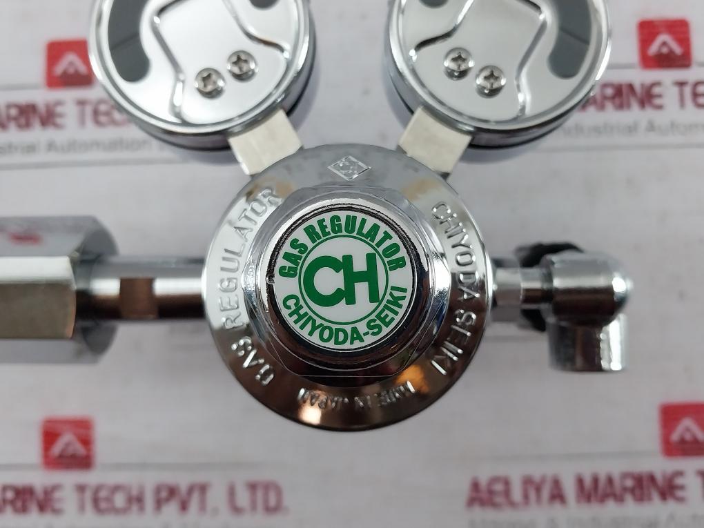 Chiyoda Seiki Bhn-3 High Select Gas Regulator Pressure Gauge A4U