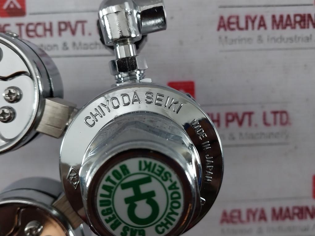 Chiyoda Seiki Bhn-3 High Select Gas Regulator Pressure Gauge A4U