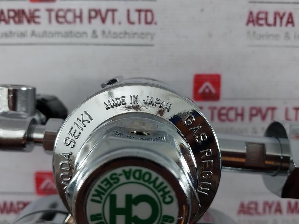 Chiyoda Seiki Bhn-3 High Select Gas Regulator Pressure Gauge A4U