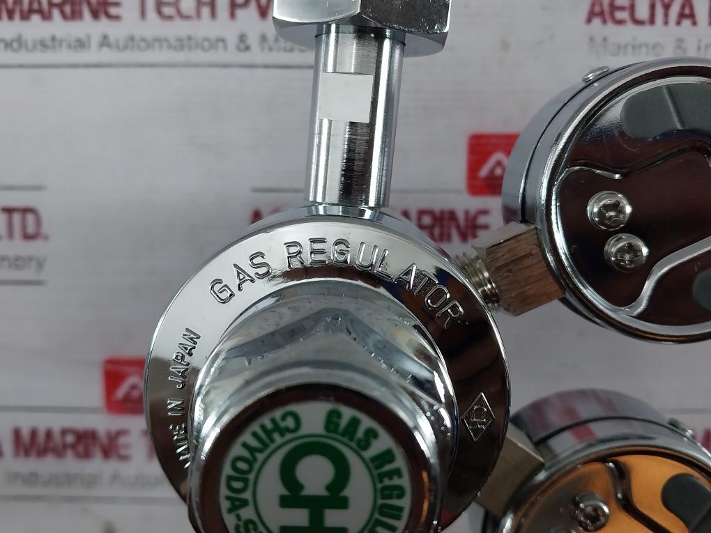 Chiyoda Seiki Bhn-3 High Select Gas Regulator Pressure Gauge A4U