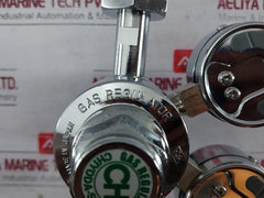 Chiyoda Seiki Bhn-3 High Select Gas Regulator Pressure Gauge A4U