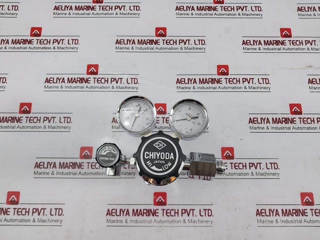 Chiyoda Seiki Bhn-3 High Select Gas Regulator Pressure Gauge A4U