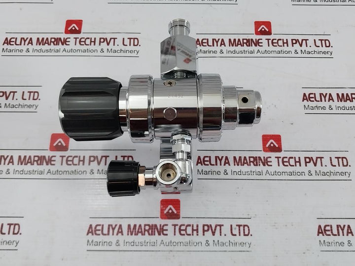 Chiyoda Seiki Bhn-3 High Select Gas Regulator Pressure Gauge A4U