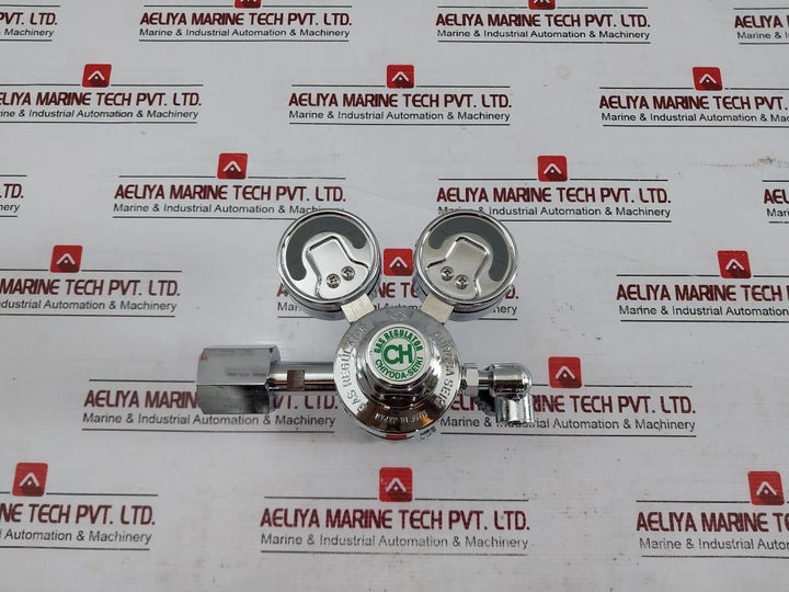 Chiyoda Seiki Bhn-3 High Select Gas Regulator Pressure Gauge A4U