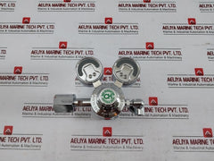 Chiyoda Seiki Bhn-3 High Select Gas Regulator Pressure Gauge A4U