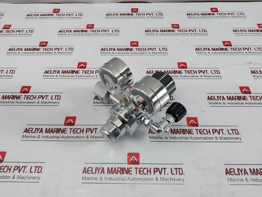 Chiyoda Seiki Bhn-3 High Select Gas Regulator Pressure Gauge A4U