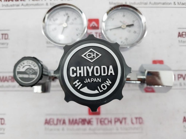Chiyoda Seiki Bhn-3 High Select Gas Regulator Pressure Gauge A4U