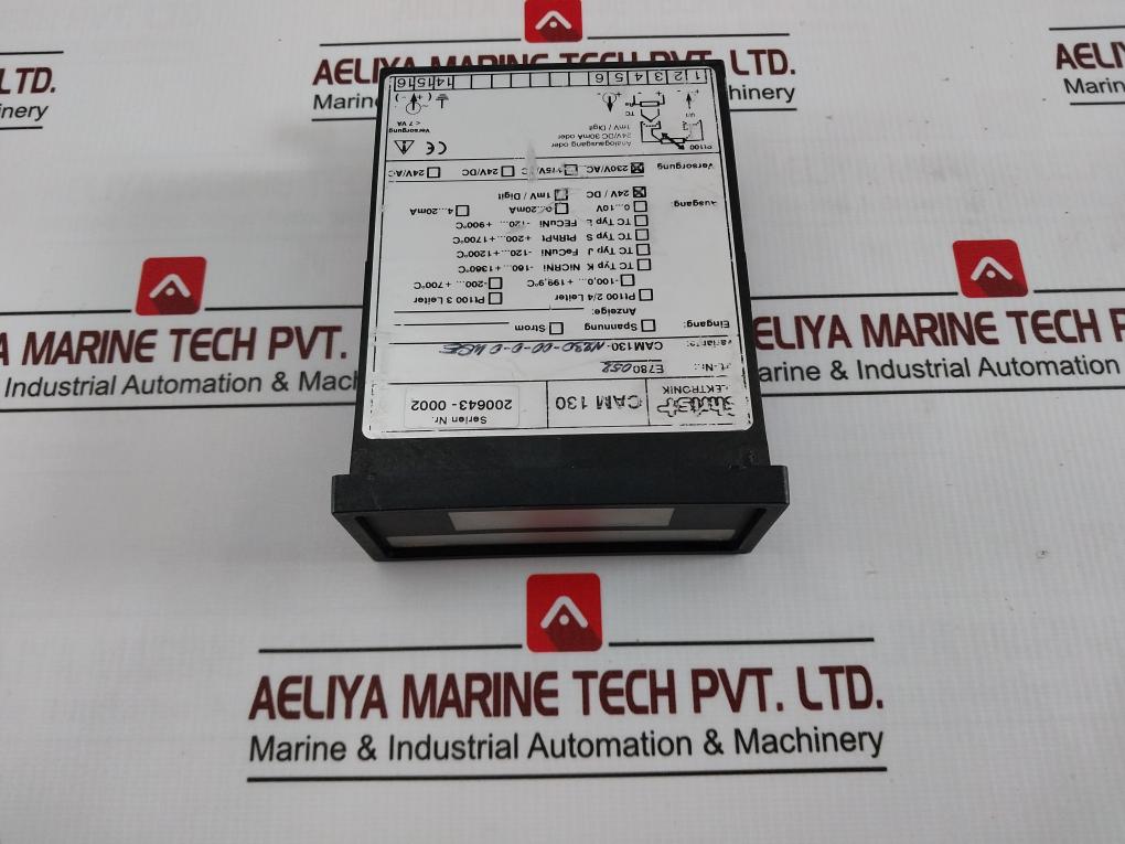 Christ Elektronik Cam 130 Pt100 Digital Panel Meter Cam130-n230-00-0-0Wse 24V/Dc