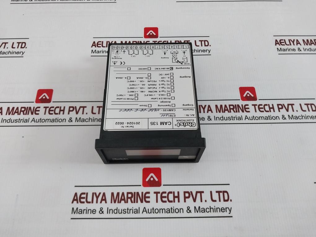 Christ Elektronik Cam 135 Panel Meter E781311 90-264V/Ac Pt100 7Va