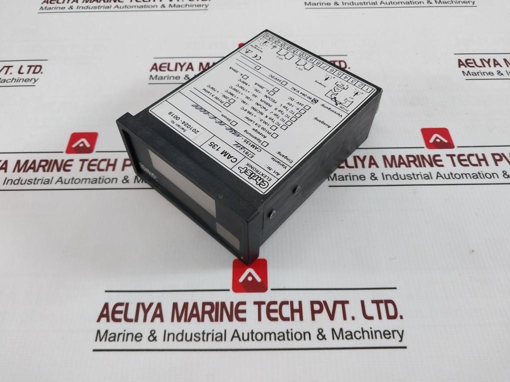 Christ Elektronik Cam 135 Pt100 Digital Panel Meter 90-264V/Ac E781311 7Va