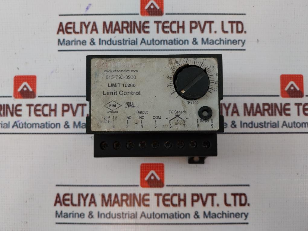 Chromalox 615-793-3900 Temperature Limit Control 120V 50/60Hz