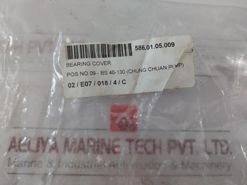 Chung Chuan Pump BS 40-130 Bearing Cover 586.01.05.009