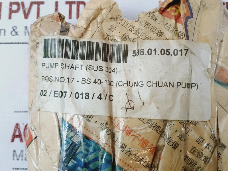 Chung Chuan Pump Bs 40-130 Pump And Valve 586.01.05.017