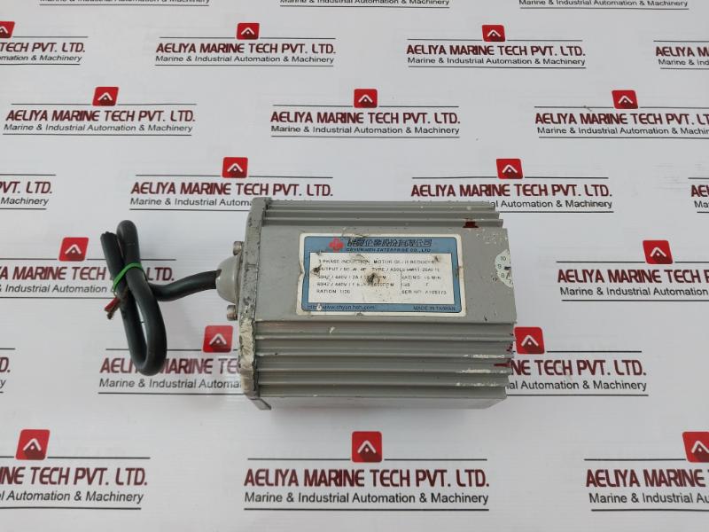 Chyun Heh Enterprise A500S44#11-20Af18 3 Phase Induction Motor Gear Reducer 500W 4P