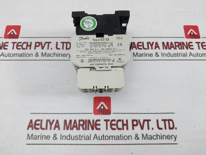 Ci 12 Power Contactor 20Lb.In Danfoss