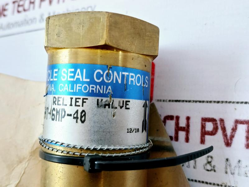 Circle Seal 5159t-6mp-40 Relief Valve, 40 Psi