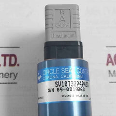 Circle Seal Controls Sv10T32P4P43D Control Solenoid Valve 28 Vdc 1579687-004