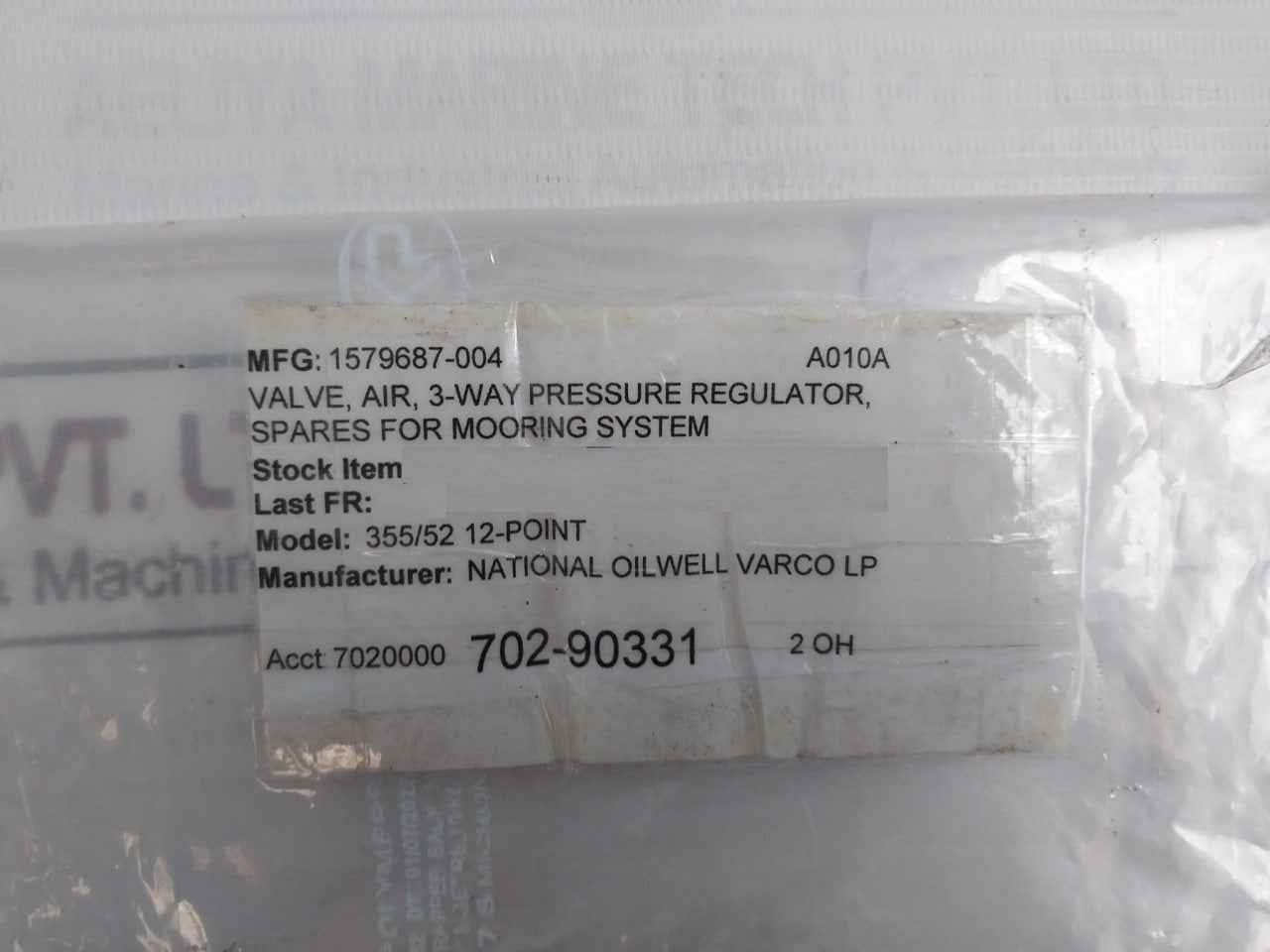 Circle Seal Controls Sv10T32P4P43D Control Solenoid Valve 28 Vdc 1579687-004