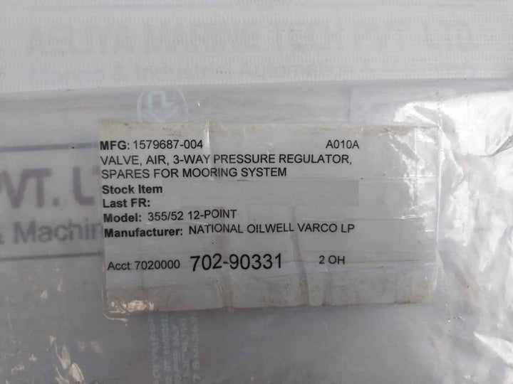 Circle Seal Controls Sv10T32P4P43D Control Solenoid Valve 28 Vdc 1579687-004
