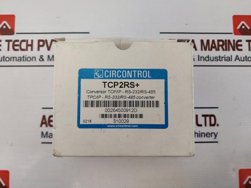 Circontrol TCP2RS+ Ethernet Converter 85-264V~/120-30V 47-63Hz Code: 310029