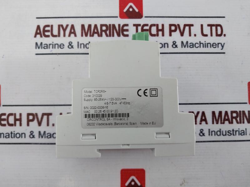 Circontrol TCP2RS+ Ethernet Converter 85-264V~/120-30V 47-63Hz Code: 310029