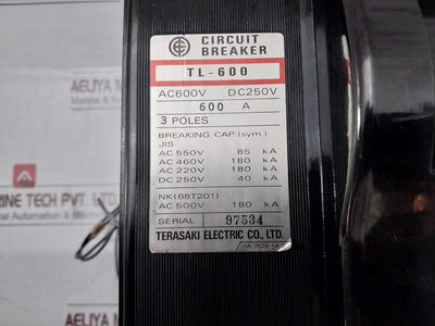 Circuit-Breaker-200-480V-50-60Hz-600-A-Terasaki-Tl-600-208778-6