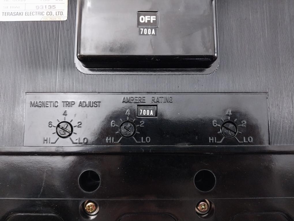 Circuit-Breaker-3-Pole-At-45-C-60Hz-Terasaki-Tl-800-208832-7