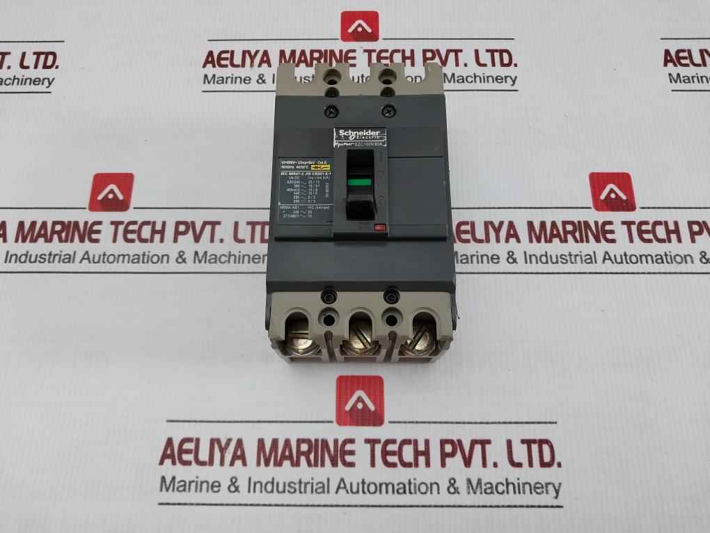 Circuit Breaker 690v-50/60hz By Schneider Electric Ezc100n 80a