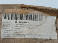 Circuit Breaker 400/500A 3P 65Ka Siemens 3Vf6211-2Bk44-1Ga0